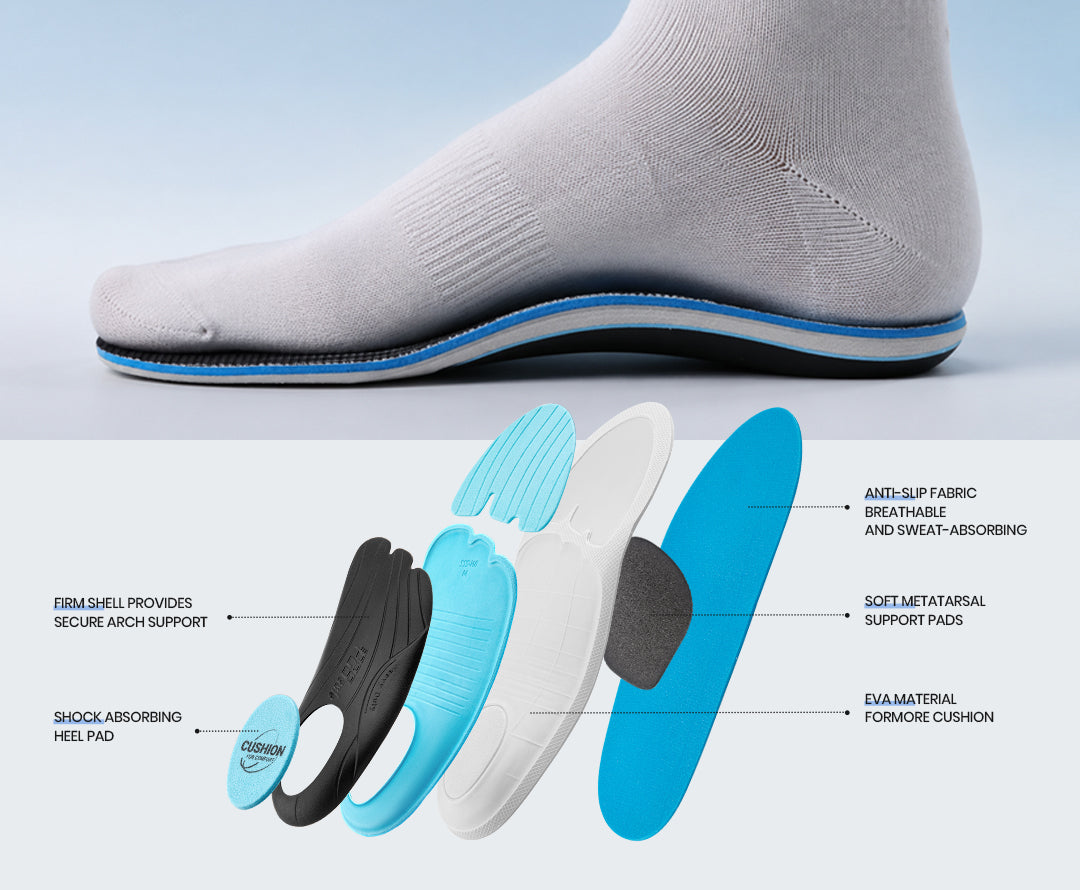 PCSsole plantar fasciitis arch support insoles
