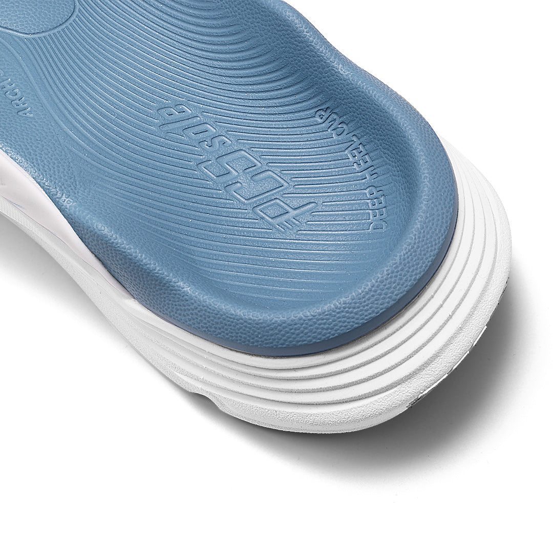 slides with deep heel cups