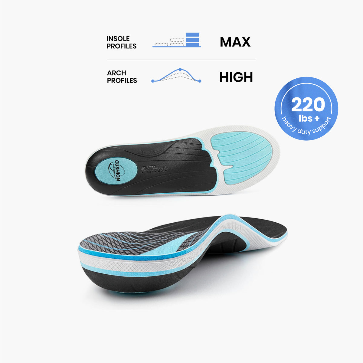 PCSsole Universal Arch Support Insoles