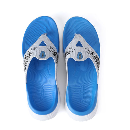 Sky Blue Arch Support Flip Flops Front