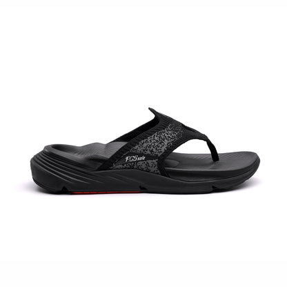 Jet Black Arch Support Flip Flops