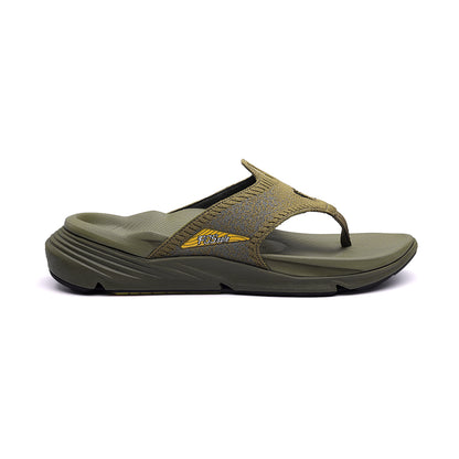 Army Green Arch Support Flip Flops