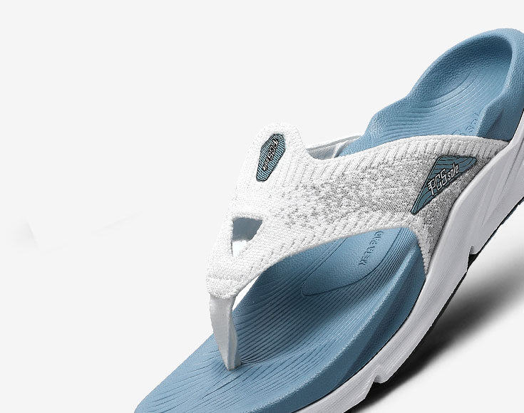 PCSsole Slate Blue Arch Support Flip Flops