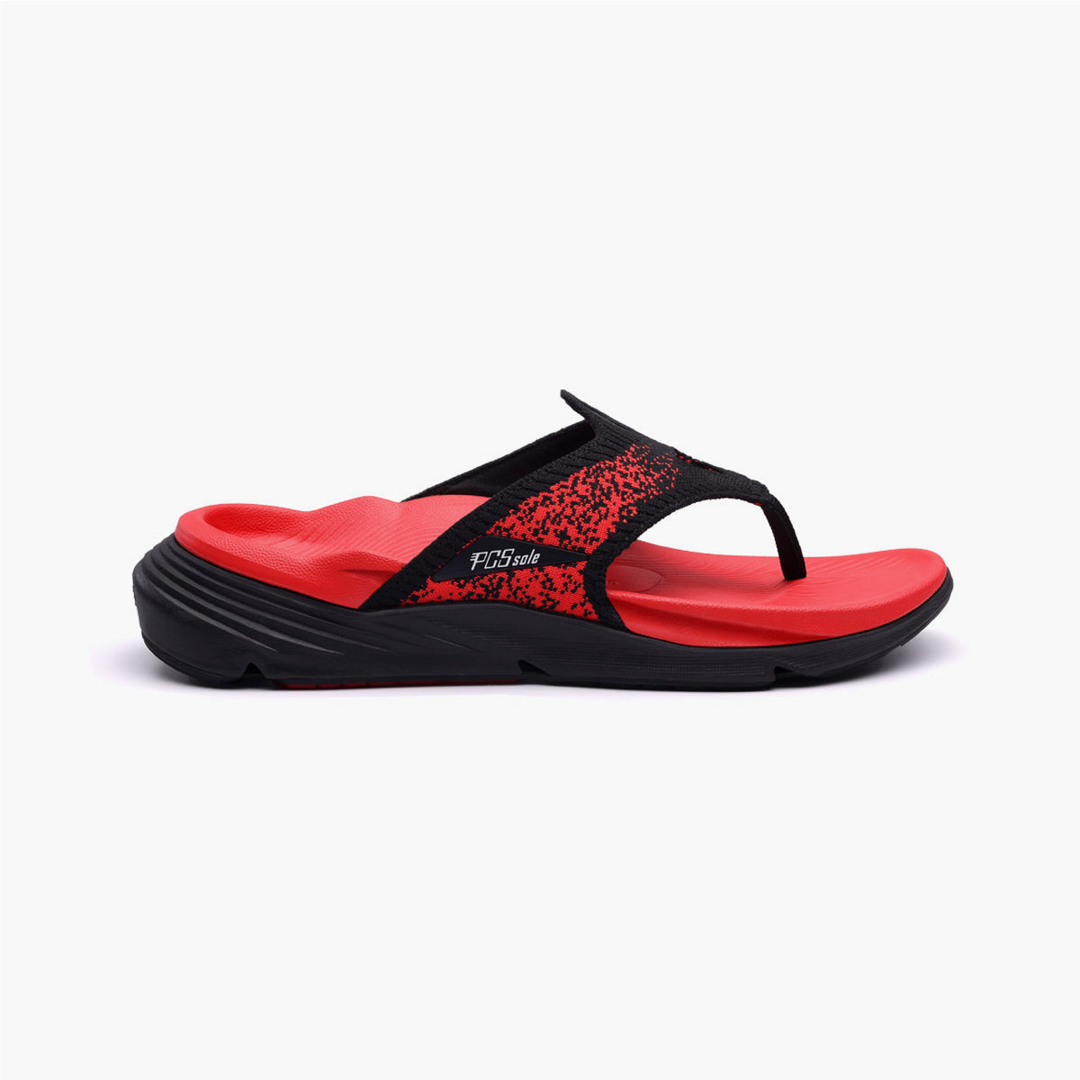 PCSsole Crimson Red Arch Support Flip Flops