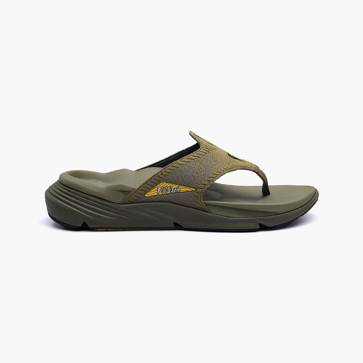 PCSsole Army Green Arch Support Flip Flops