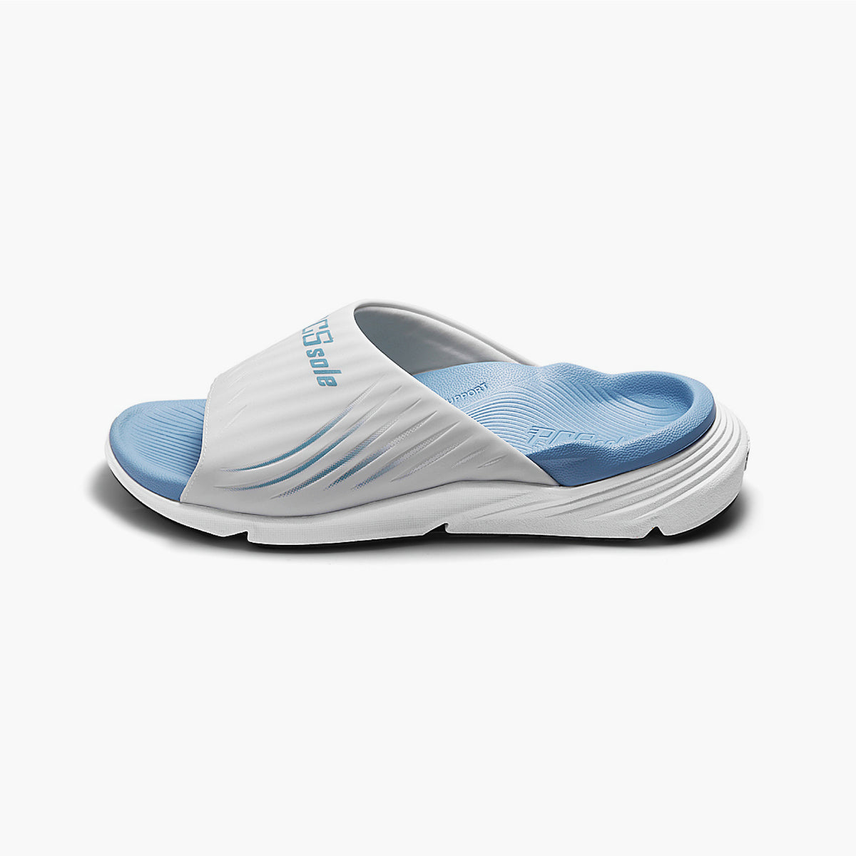 PCSsole Frost Grey Arch Support Slides