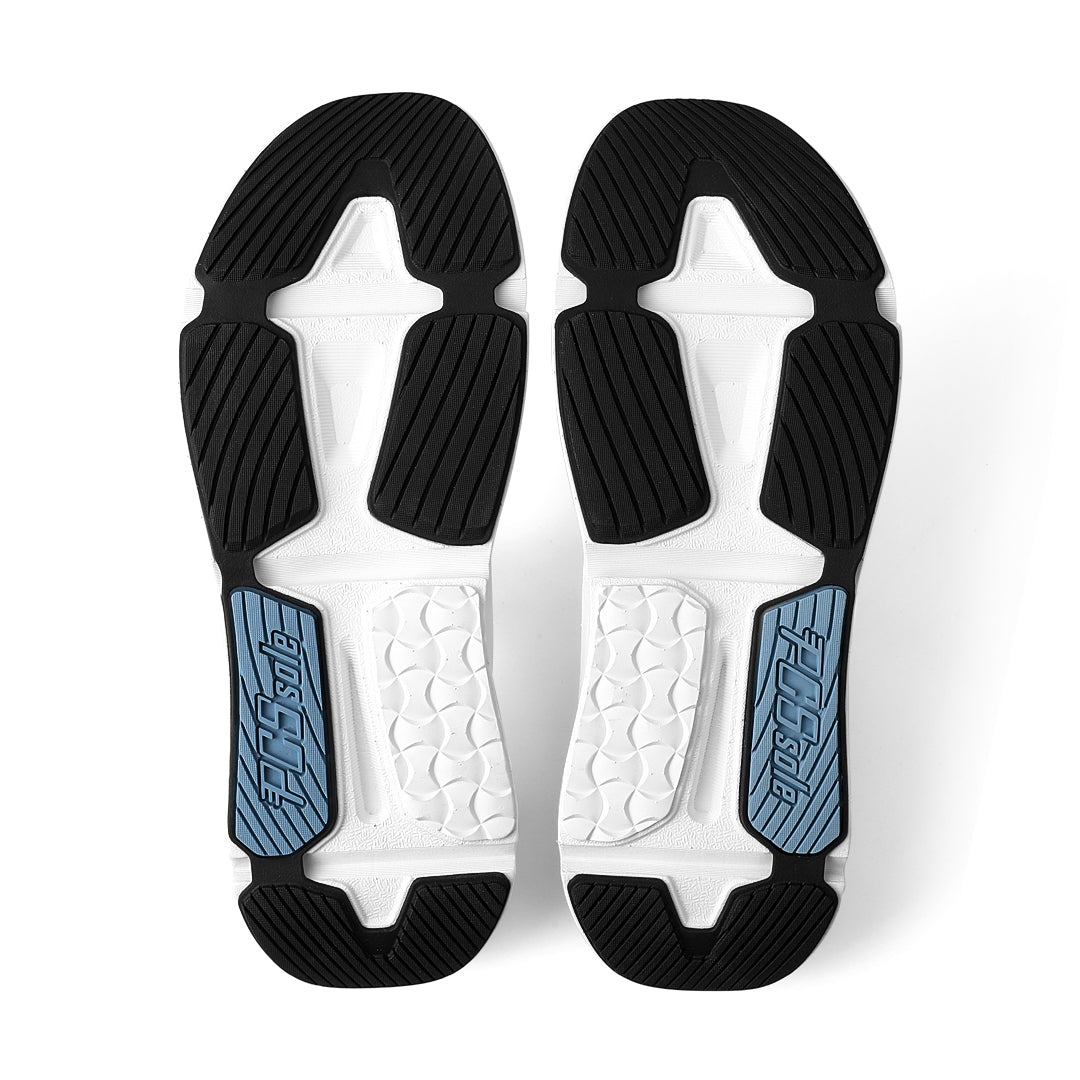 Slate Blue Arch Support Flip Flops Sole