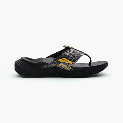 PCSsole Black Camo Arch Support Flip Flops