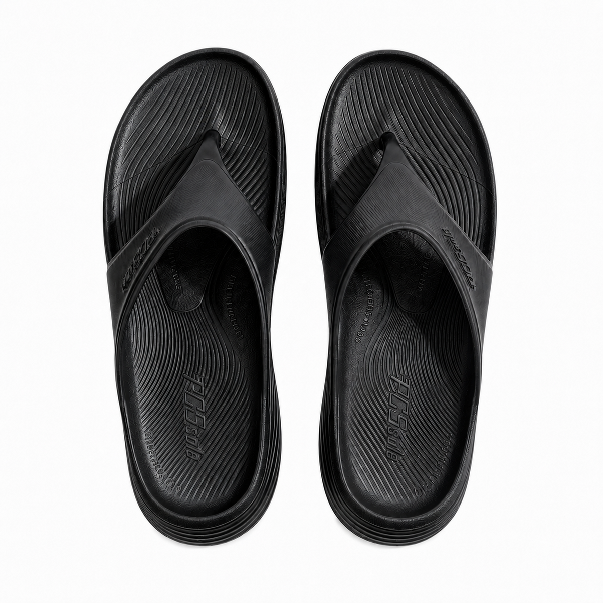 PCSsole black recovery flip flops​
